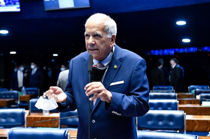 O senador Oriovisto Guimarães (Podemos-PR) considerou fundamental que a CCJ se reúna para votar a indicação de André Mendonça para o STF, após uma demora de quase cem dias - Waldemir Barreto/Agência Senado