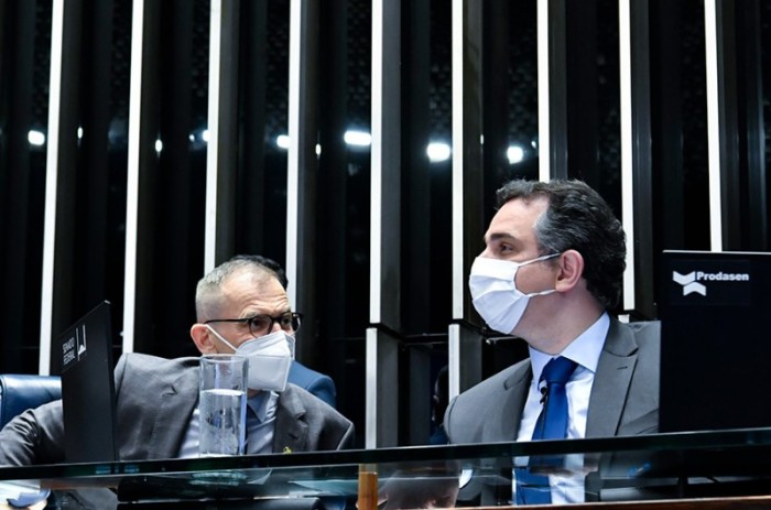 Após a aprovação do projeto, o senador Fabiano Contarato (Rede-ES) agradeceu ao presidente do Senado, Rodrigo Pacheco, por ter pautado a matéria - Waldemir Barreto/Agência Senado