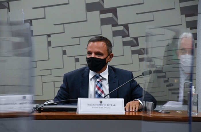 O senador Marcio Bittar é o relator da matéria - Roque de Sá/Agência Senado