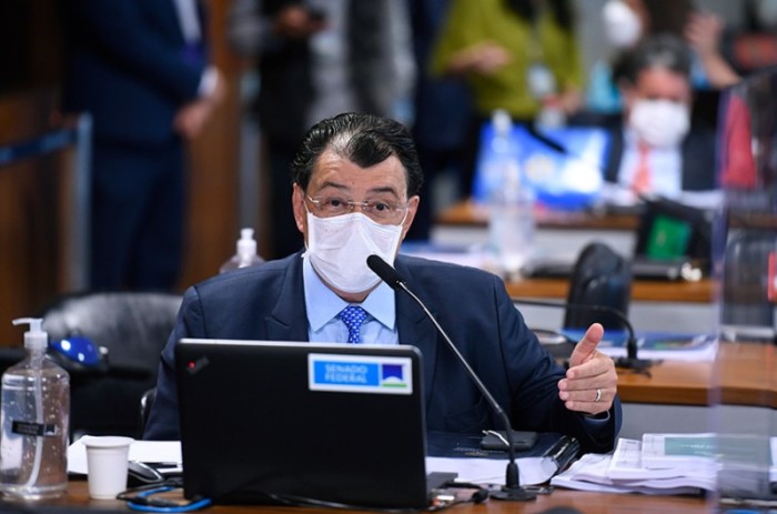 Eduardo Braga (MDB-AM) é o coordenador de emendas dessa comissão - Edilson Rodrigues/Agência Senado