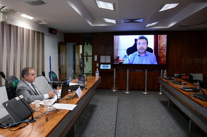 Comissão Senado Futuro: Izalci Lucas (PSDB-DF) presidiu o debate, que teve caráter virtual - Pedro França/Agência Senado