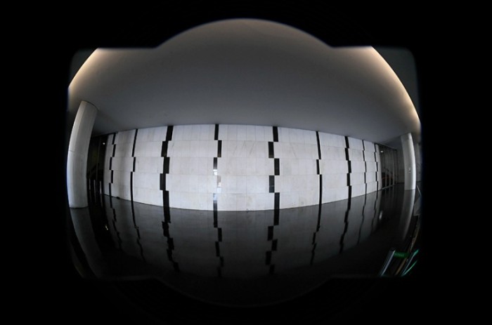 Painel em mármore de Athos Bulcão, no Salão Negro - Leonardo Sá/Agência Senado