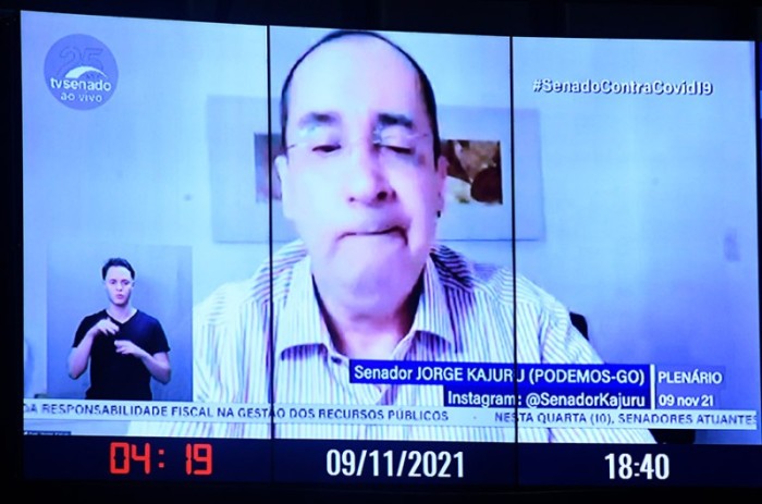 Para o senador Jorge Kajuru (Podemos-GO), essa decisão pode significar uma janela para o Poder Legislativo resgatar um mínimo de moralidade - Jefferson Rudy/Agência Senado