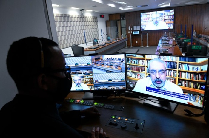 Estudo o Fórum Nacional Permanente das Carreiras Típicas de Estado (Fonacate) foi apresentado durante reunião da Comissão de Direitos Humanos nesta segunda-feira - Roque de Sá/Agência Senado