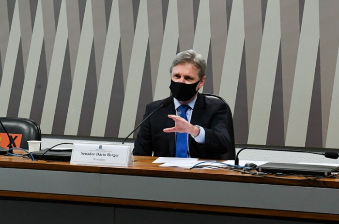 Presidente da CI, Dário Berger é autor do pedido de audiência com Fábio Faria - Roque de Sá/Agência Senado