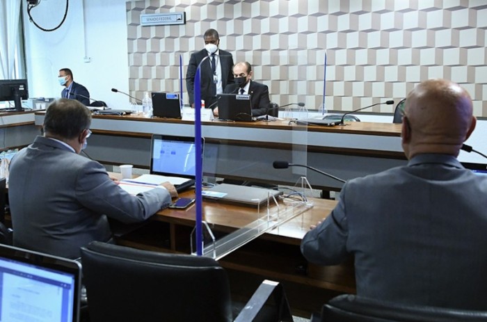 Plenário da Comissão de Educação, presidida por Marcelo Castro (Mesa) - Geraldo Magela/Agência Senado