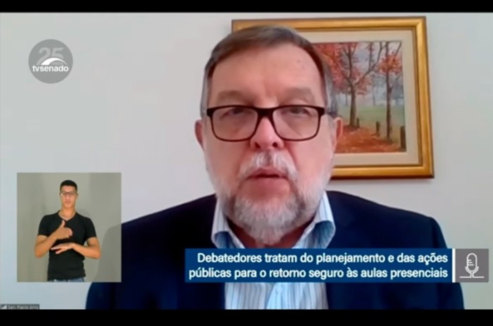 Flávio Arns preside a subcomissão - Reprodução/Tv Senado