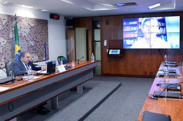 Izalci comanda audiência pública remota na Comissão Senado do Futuro - Leopoldo Silva/Agência Senado