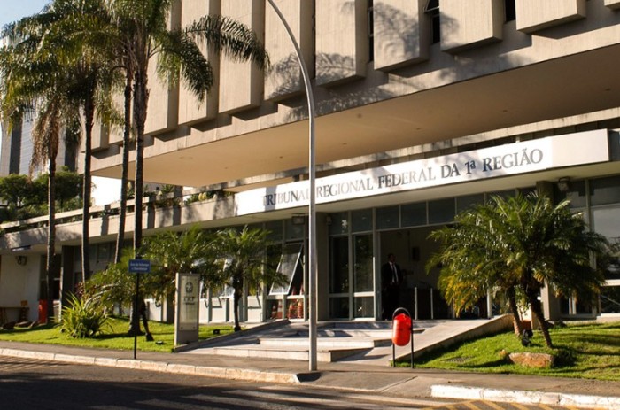Fachada do TRF da 1ª Região: tribunal passa a ter 43 desembargadores - Divulgação/TRF