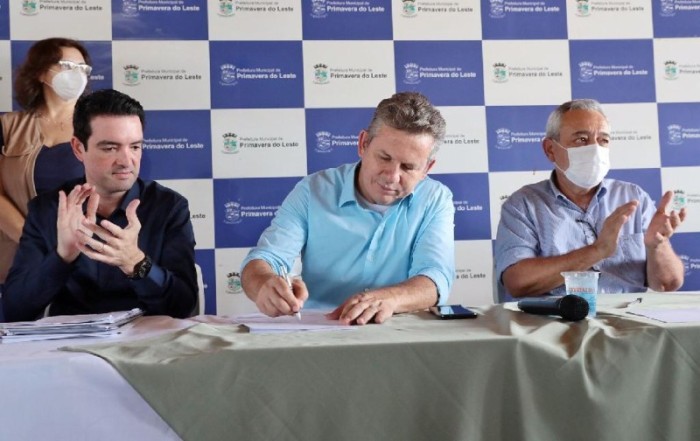 Governador Mauro Mendes repassa para Primavera o maior investimento da história 