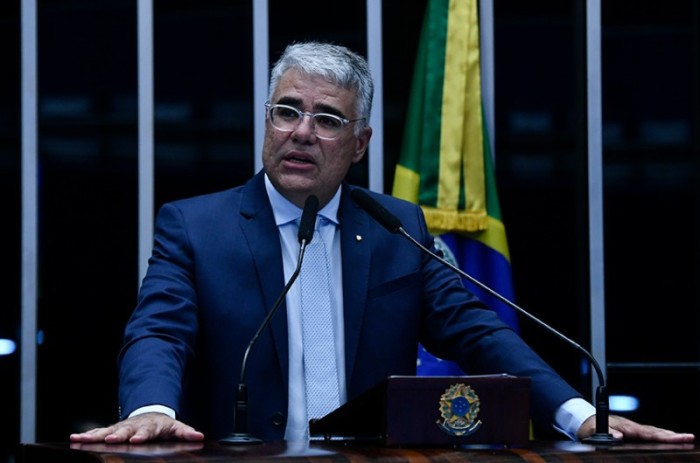 O senador Eduardo Girão (Podemos-CE) comemorou o Dia Internacional de Luta contra a Corrupção - Jefferson Rudy/Agência Senado