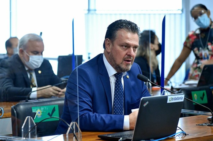 Na última reunião conjunta das duas Comissões foi lido o relatório do senador Carlos Fávaro (PSD-MT) - Geraldo Magela/Agência Senado