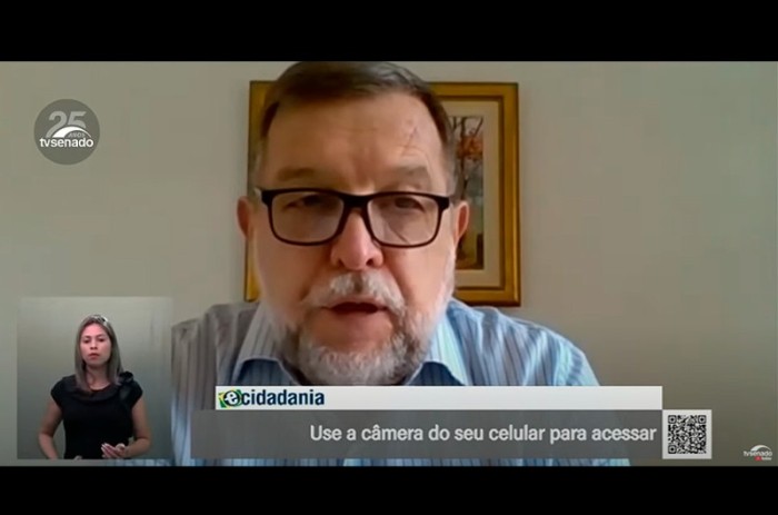 Flávio Arns é presidente da Subcomissão Temporária para Acompanhamento da Educação na Pandemia - Reprodução/Tv Senado