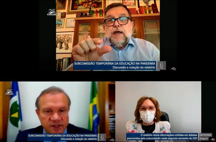 O relatório foi elaborado pelo senador Flávio Arns (acima) e traz um diagnóstico completo dos impactos da crise sanitária na área da educação