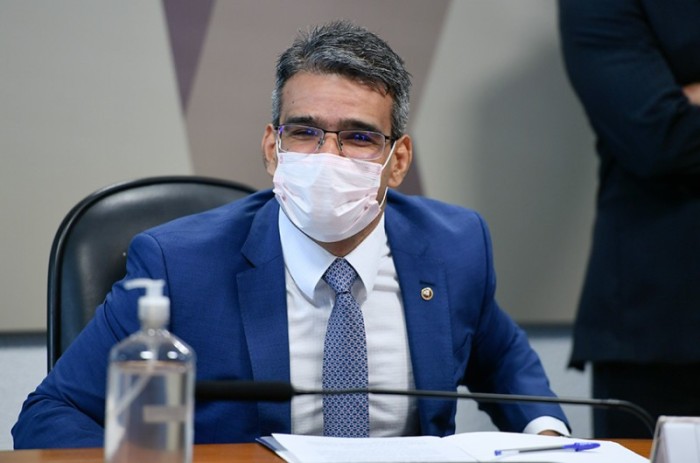 O promotor João Paulo Santos Schoucair em sabatina na CCJ nesta quarta - Edilson Rodrigues/Agência Senado