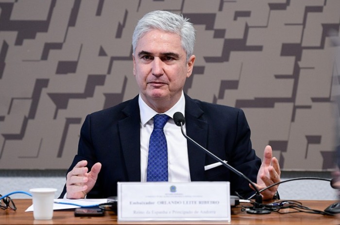 Com 43 votos a favor, 5 contrários e 2 abstenções, o Senado aprovou a indicação do diplomata Orlando Leite Ribeiro para a embaixada do Brasil na Espanha - Pedro França/Agência Senado