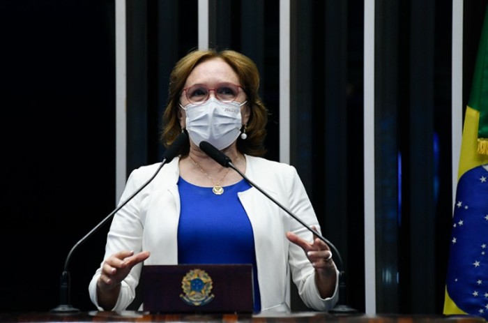 Zenaide em pronunciamento no Plenário nesta quinta-feira - Agência Senado