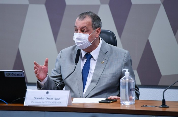 Autor da proposta, Omar Aziz presidiu a CPI da Pandemia - Edilson Rodrigues/Agência Senado