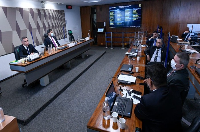Plenário da CCJ na sabatina de André Mendonça, em 1º de dezembro - Edilson Rodrigues/Agência Senado