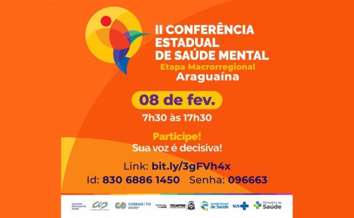 2ª Conferência Estadual de Saúde Mental começa nesta terça-feira, 8, com Etapa Macrorregional de Araguaína
