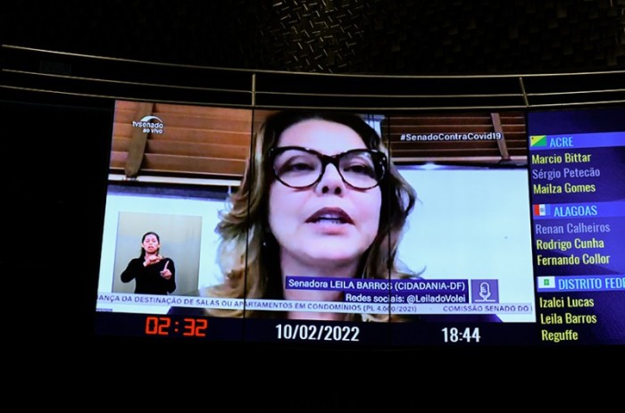 A senadora Leila Barros (Cidadania-DF) destacou que o governo também ignora a principal lei esportiva do nosso país, que é a Lei Pelé - Roque de Sá/Agência Senado