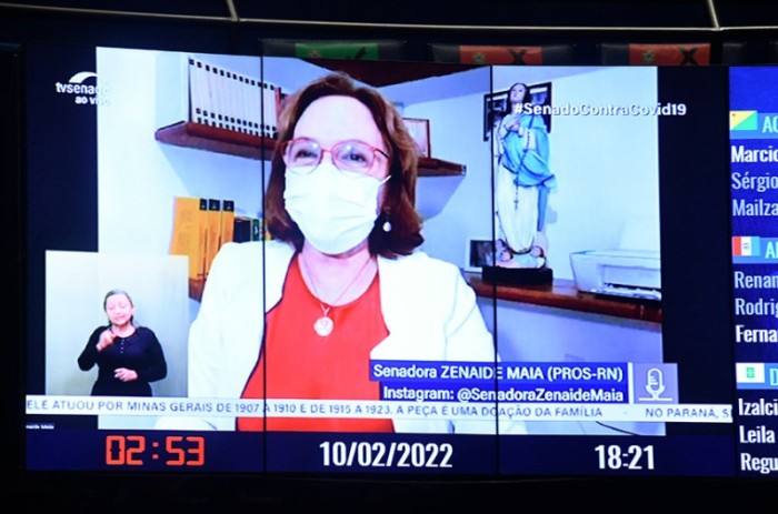 A senadora Zenaide Maia (Pros-RN) disse que a campanha é importante para o combate à essas patologias - Jefferson Rudy/Agência Senado