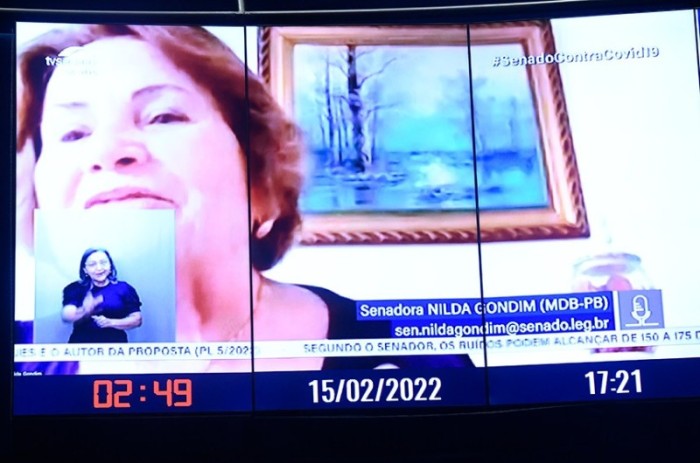 A senadora Nilda Gondim (MDB-PB) destacou que a produção colocará o Nordeste e São Domingos do Cariri em destaque - Agência Senado