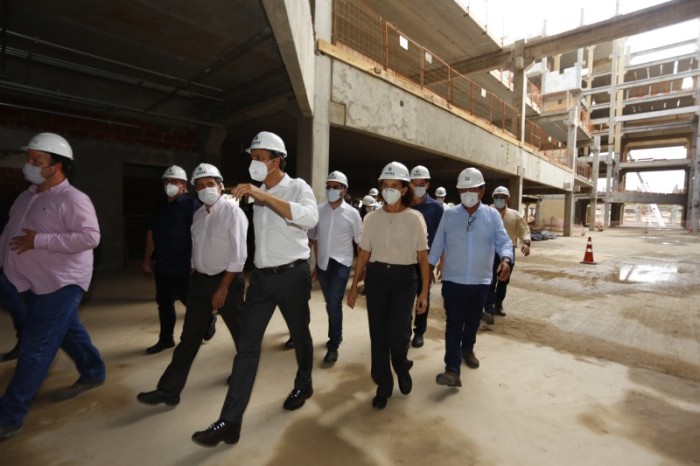 Com um ano de obras, Hospital Universitário do Ceará alcança 42% de construção concluída