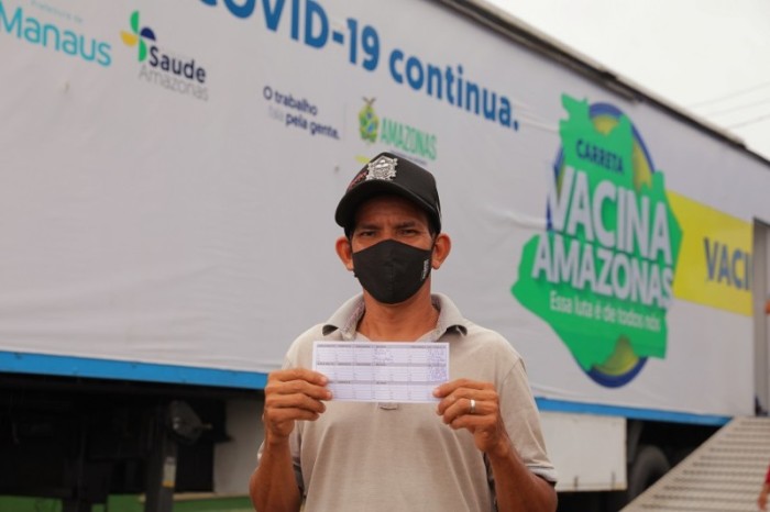 Carreta Vacina Amazonas tem aplicação de mais de 700 doses durante ação em Manacapuru