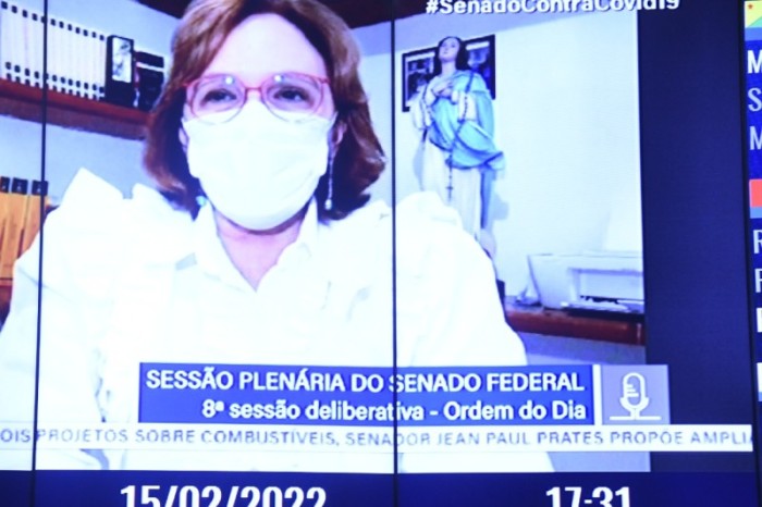 A senadora Zenaide Maia (Pros-RN) afirmou que é preciso que o país não se esqueça de buscar os responsáveis pelas mortes por covid-19 - Jefferson Rudy/Agência Senado