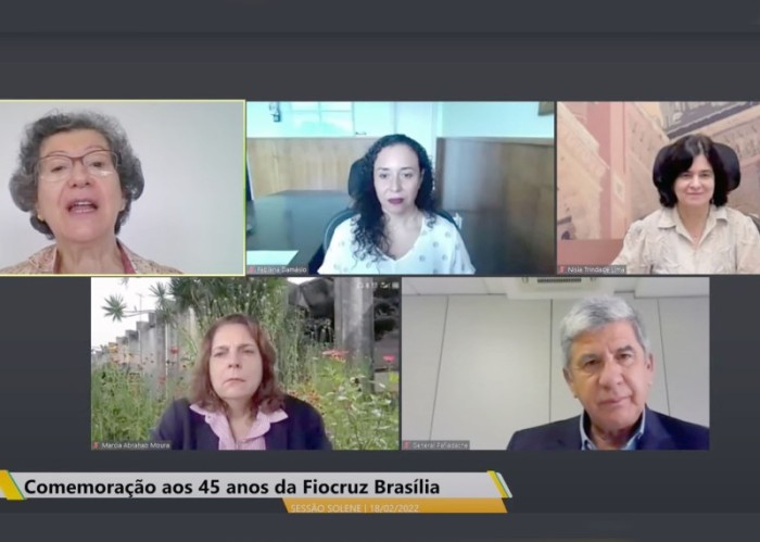 Fiocruz Brasília celebra seus 45 anos em sessão solene