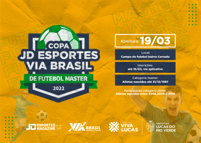 Abertas inscrições para campeonato municipal de futebol master