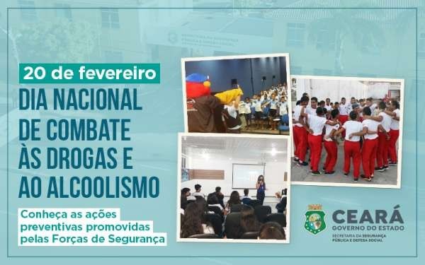Dia de Combate às Drogas e ao Alcoolismo: ações preventivas das Forças de Segurança