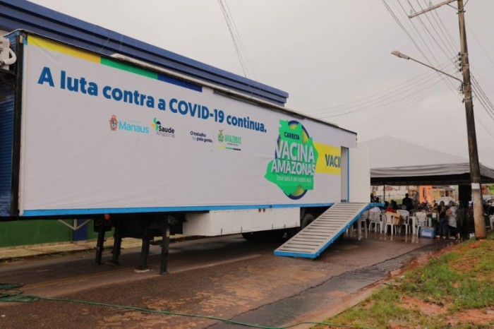 Carreta Vacina Amazonas atenderá população do Distrito de Cacau Pirêra