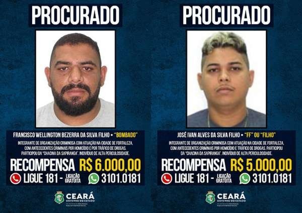 Programa Estadual de Recompensa da SSPDS tem nomes e valores atualizados