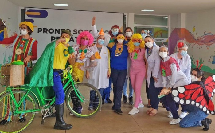 HGP promoveu ação para animar as crianças internadas durante o Carnaval