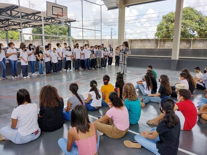 Em Aparecida de Goiânia, governo constrói 14 quadras esportivas