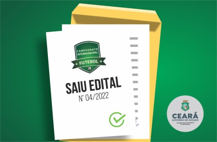 Sejuv divulga Edital Nº 04 /2022 referente ao Chamamento Público do Campeonato Intermunicipal