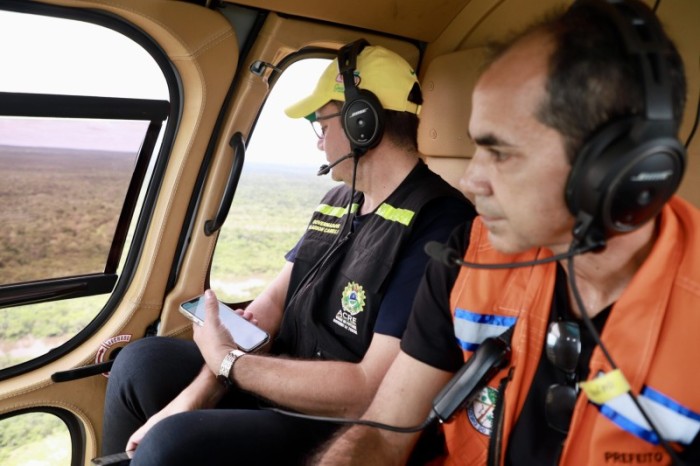 Governo monitora áreas alagadas em Cruzeiro do Sul e entrega donativos para famílias atingidas