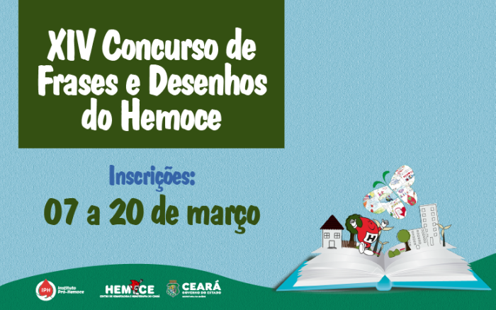 Hemoce abre inscrições para 14º Concurso de Frases e Desenhos