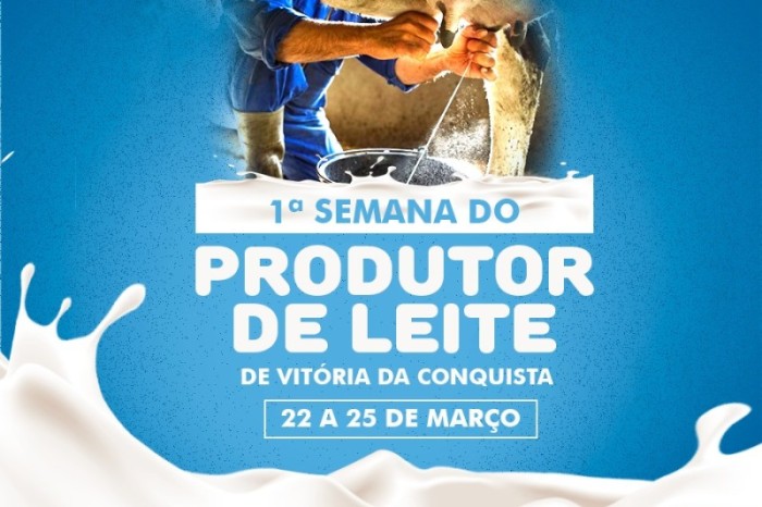 Prefeitura abre inscrições para 1ª Semana do Leite de Vitória da Conquista