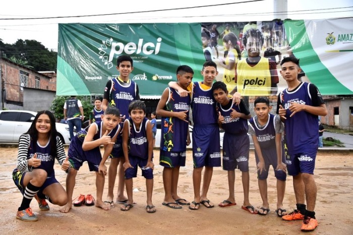 Pelci chega ao Santo Agostinho, na zona oeste de Manaus, para fomentar esporte comunitário