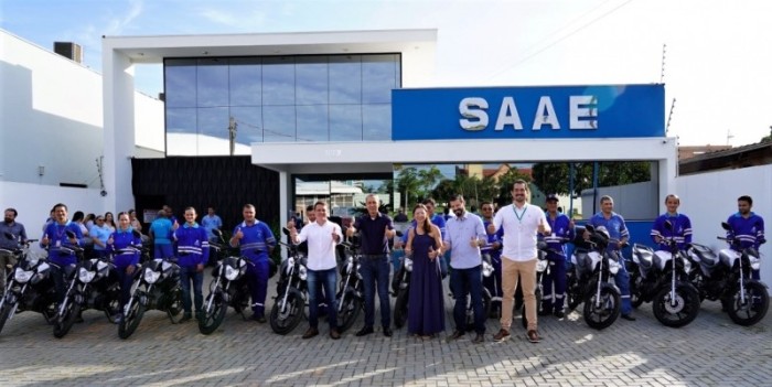 Saae de Lucas do Rio Verde reforça frota com novas motocicletas