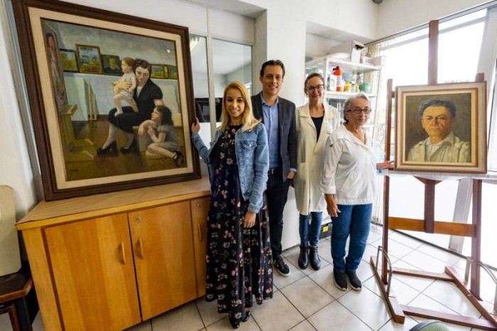 Museu Casa Alfredo Andersen recebe obras de José Daros, notório por seus retratos