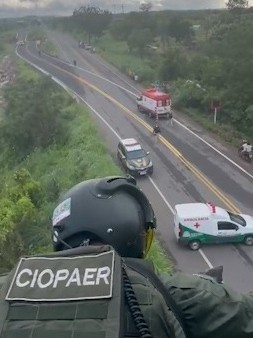 Forças de Segurança salvam vítima de acidente de trânsito em Lavras da Mangabeira