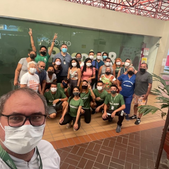 Acadêmicos da Ufam conhecem projeto RespirAR no bairro Aparecida