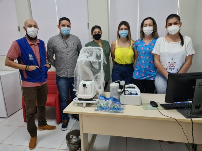 Fundhacre entrega equipamentos de terapia respiratória ao Centro de Reabilitação