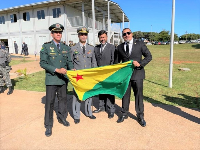 Governo do Acre comemora primeiro representante do estado a dirigir a Força Nacional de Segurança Pública