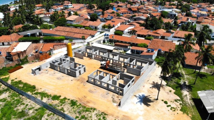 Obras da creche no Pontal do Peba estão em todo vapor