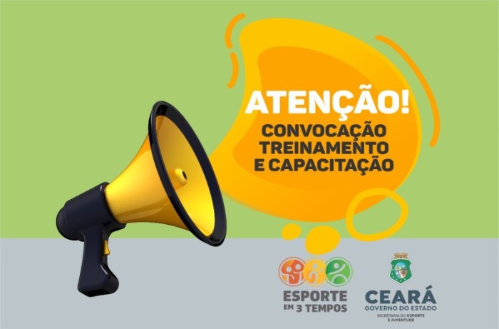 Sejuv convoca profissionais selecionados do projeto Esporte em 3 Tempos para participar do processo de treinamento